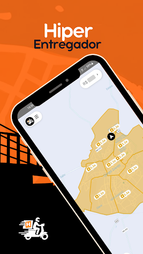 Android application Hiper Entregador screenshort