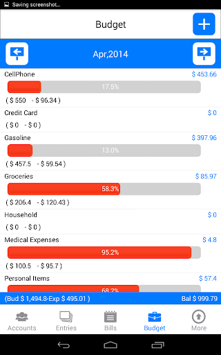 Money Log  Budget Manager