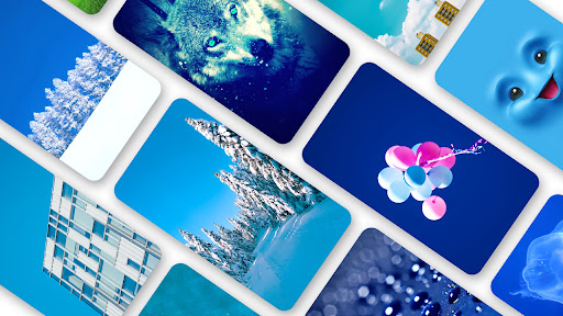 Android application Blue Wallpaper 2023 screenshort