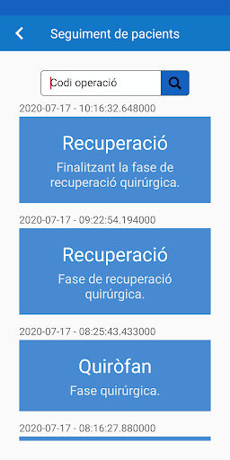 Gestió Pacients Àrea Quirúrgic Screen 3