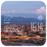 Tucson weather widget/clock icon