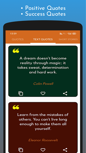 Motivational Quotes - Daily Qu Screen 2