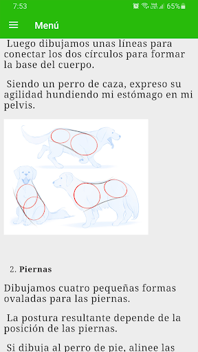 Guía de dibujos a lápiz Screen 2