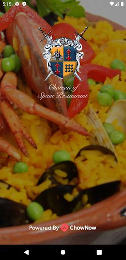 Android application Chateau of Spain Restaurant screenshort