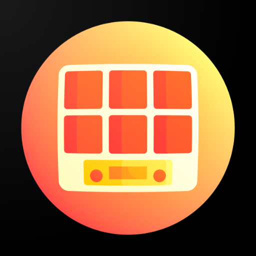Glowing octapad logo