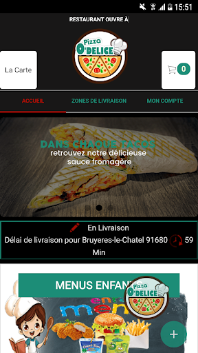 O DELICE PIZZA Screen 2