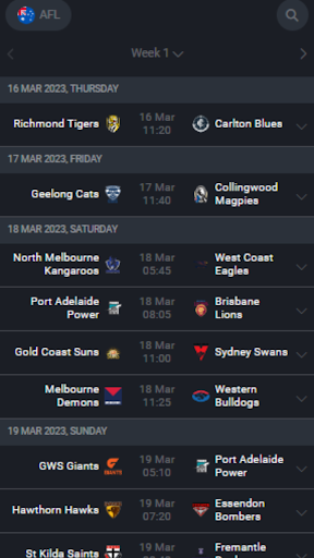 Australian Football Rules Screen 2