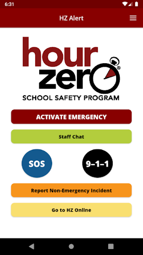 Hour-Zero Alert Screen 2