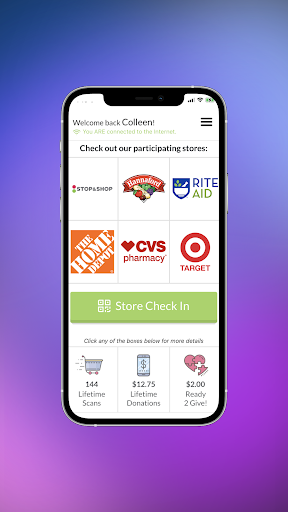 QR 2Give Screen 3