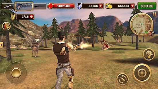 Pistola de combate del oeste Screenshot