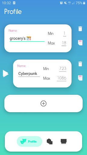 Android application Random Shake - Random Number B screenshort
