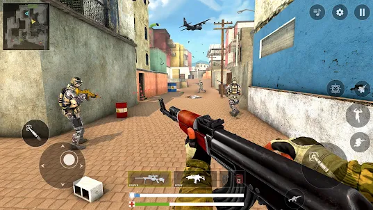 FPS Standoff: 和平精英 关键的枪支游戏
