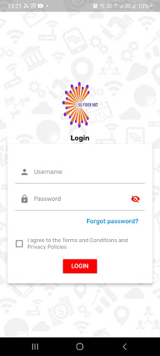 Android application SS FIBERNET screenshort