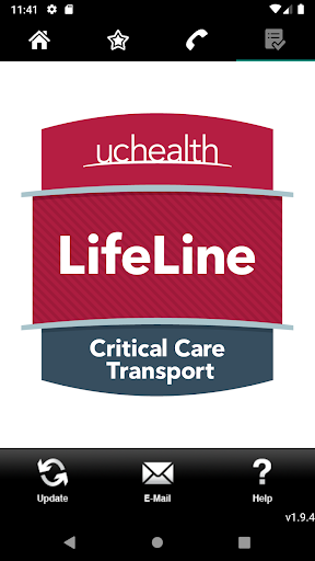 Android application UCHealth LifeLine screenshort