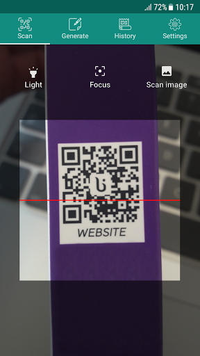 Android application QR & Barcode Scanner screenshort