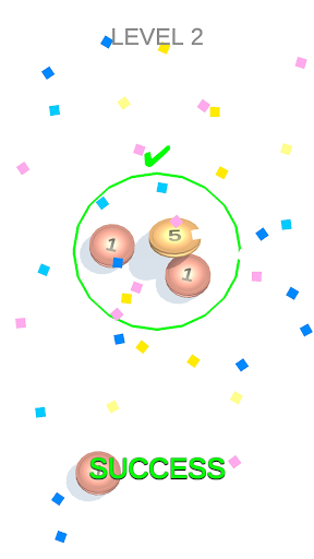 Coin Puzzle: Sort, Sum & Stack Screen 2