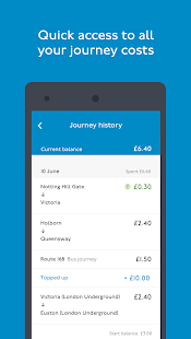 TfL Oyster and contactless  Screenshots 5