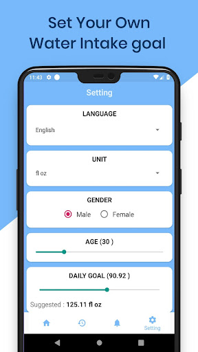 drink water reminder - daily w