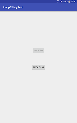 Android application InAppBilling screenshort