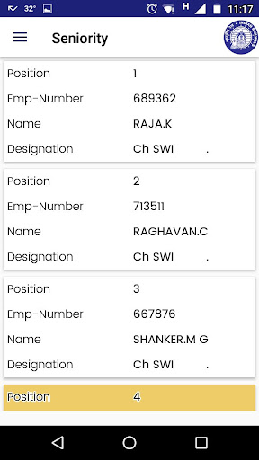 HRMS-ICF Screen 3