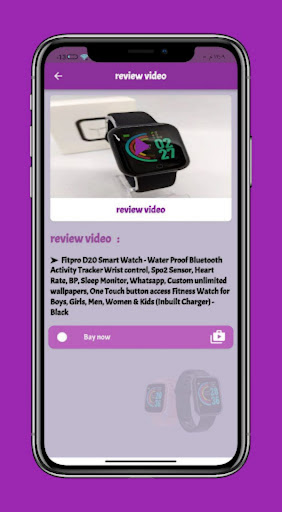 d20 fitpro smart watch Guide Screen 2