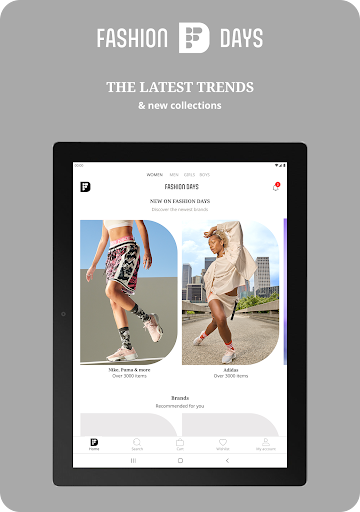 Screenshot of Fashion Days - online shopping