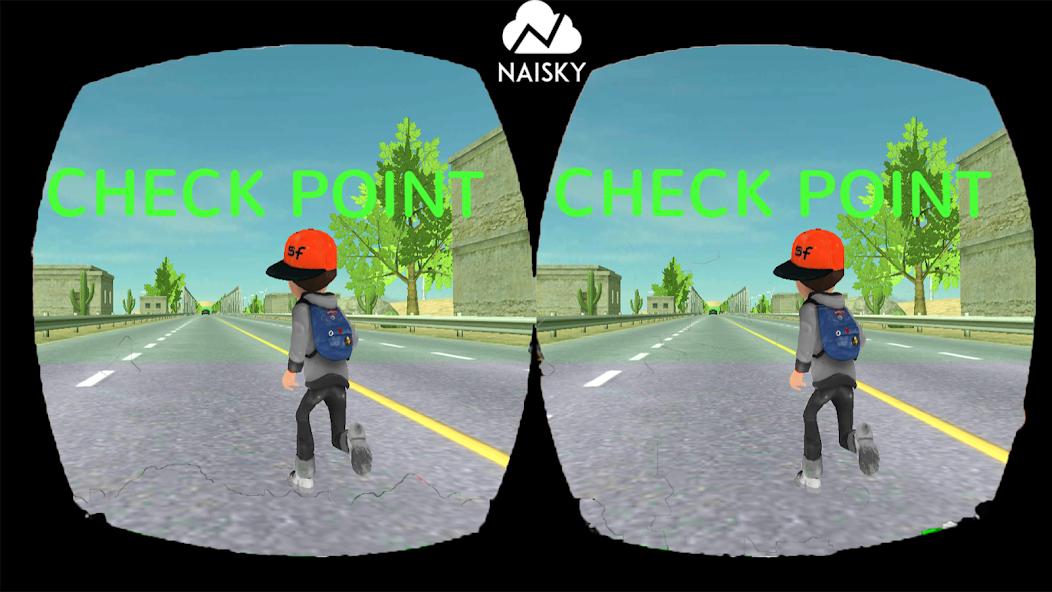 VR Traffic Run 360 1 APK + Mod (Unlimited money) untuk android