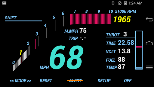 Android application ADD-LITE (OBD Car Digital Dash screenshort