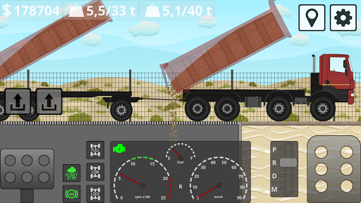 Mini Trucker - 2D offroad truck simulator  screenshots 6