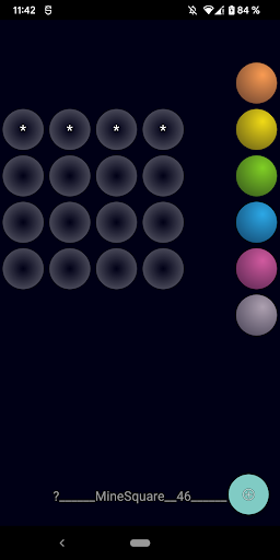 M246 - MineSquare - MasterMind Screen 2