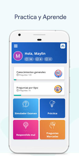 Android application ANT Simulador Examen - Ecuador screenshort