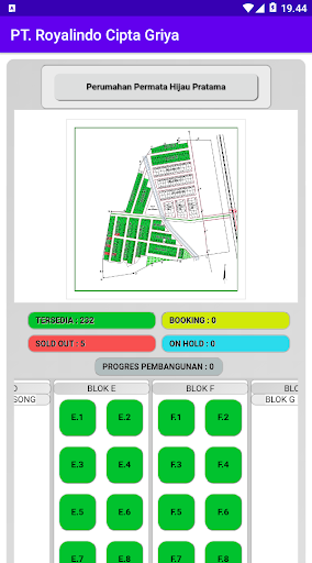 Android application PT. Royalindo Cipta Griya screenshort