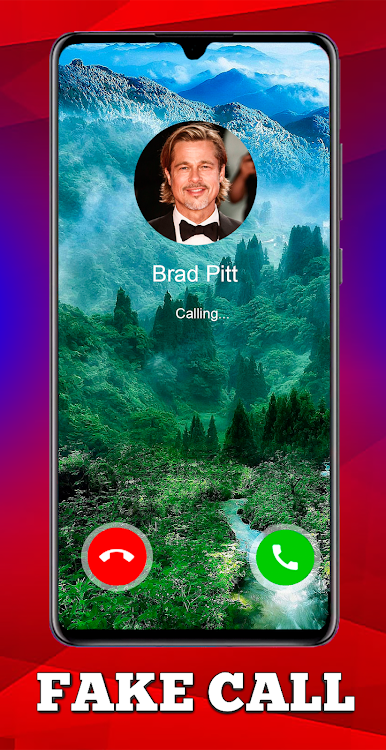 Fake Call Brad Pitt Prank - 1 - (Android)