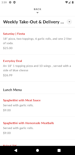 Amore Pizza Davie To Go Screen 3