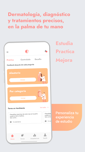 Android application Reto Dermatología screenshort