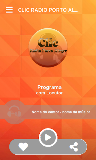 Android application Clic Radio Porto Alegre screenshort
