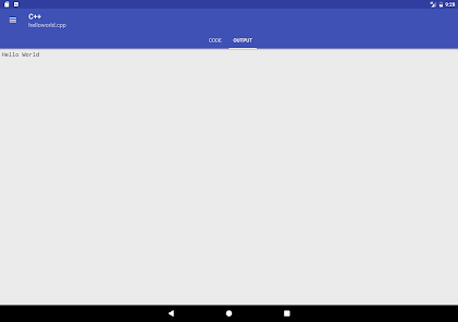 Captura 9 Online Compiler - Code on Mobi android