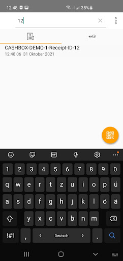 BMD Qr-Code Reader Screen 3