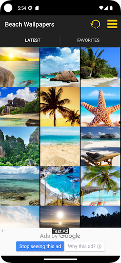 Beach wallpaper. Screen 2