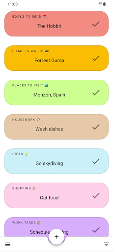 Android application Delist screenshort