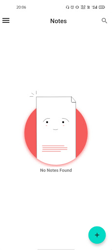 Android application Notepad screenshort