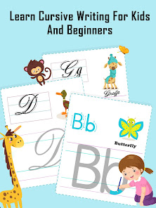 Imágen 19 Kids Learn Cursive ABC Writing android