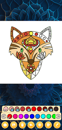 Game screenshot Mandala Coloring Book Art Lake hack