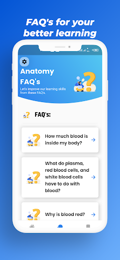 Screenshot of Learn Anatomy and Physiology