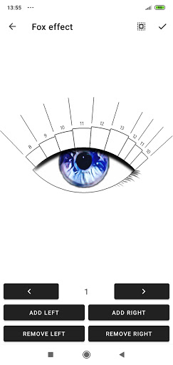 Eyelashes Constructor Screen 3