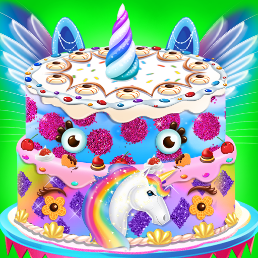 Rainbow Unicorn Cake Maker logo