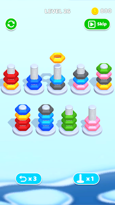 Nuts And Bolts - Color Sort 3Dのおすすめ画像2
