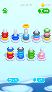 Nuts And Bolts - Color Sort 3D