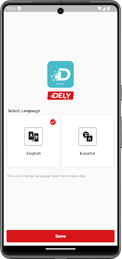 Android application Dely Comercios screenshort
