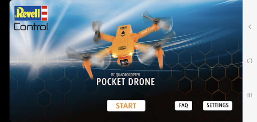 Android application Revell Pocket Drone screenshort
